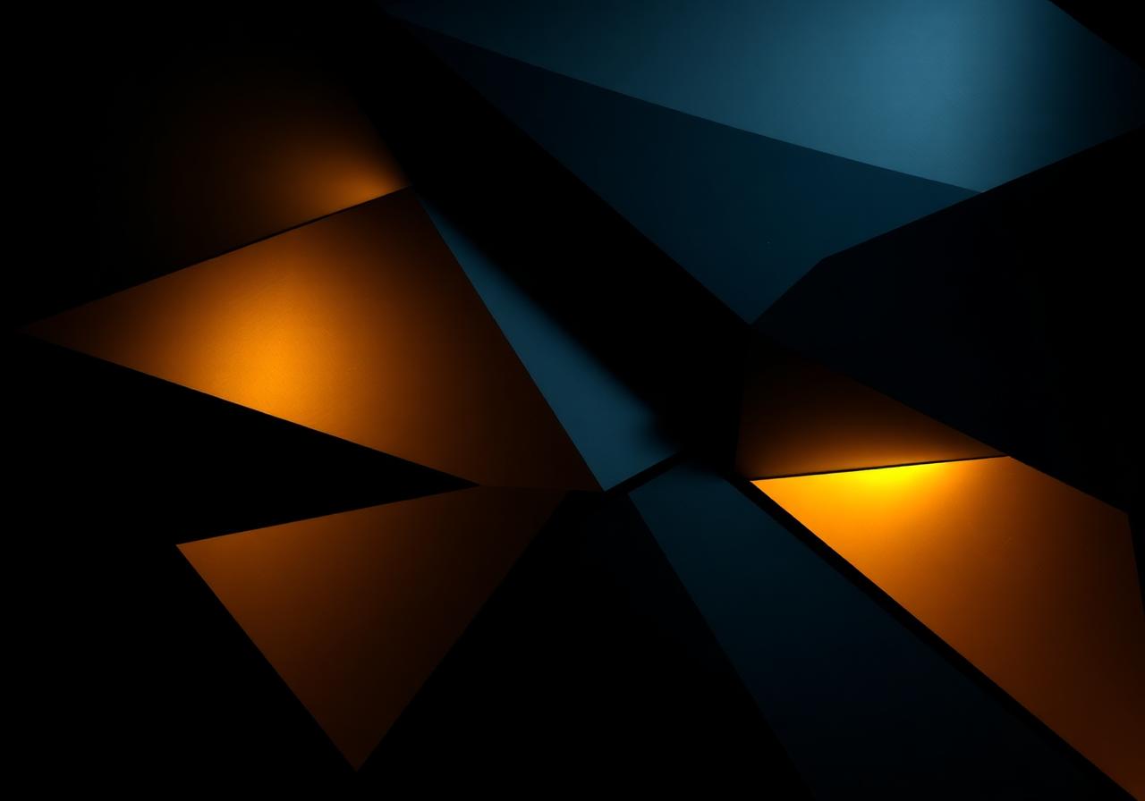 Estrutura geométrica facetada representando lapidação do carbono em diamante